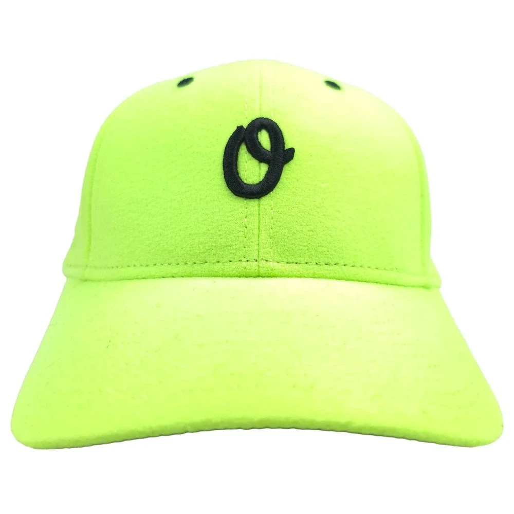 Official Dad Hat Cap Embroidery 3D Logo Side Sportif Logo Neon Yellow New